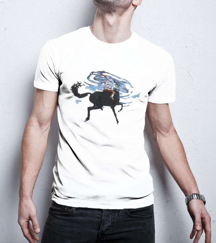 Badbunny Horse Underwater Scene T-Shirt