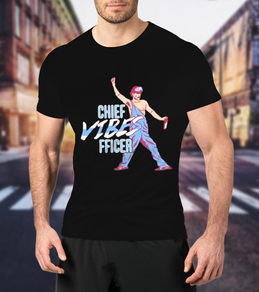 Chief Vibes Officer Fun Party Dance Pose T-Shirt