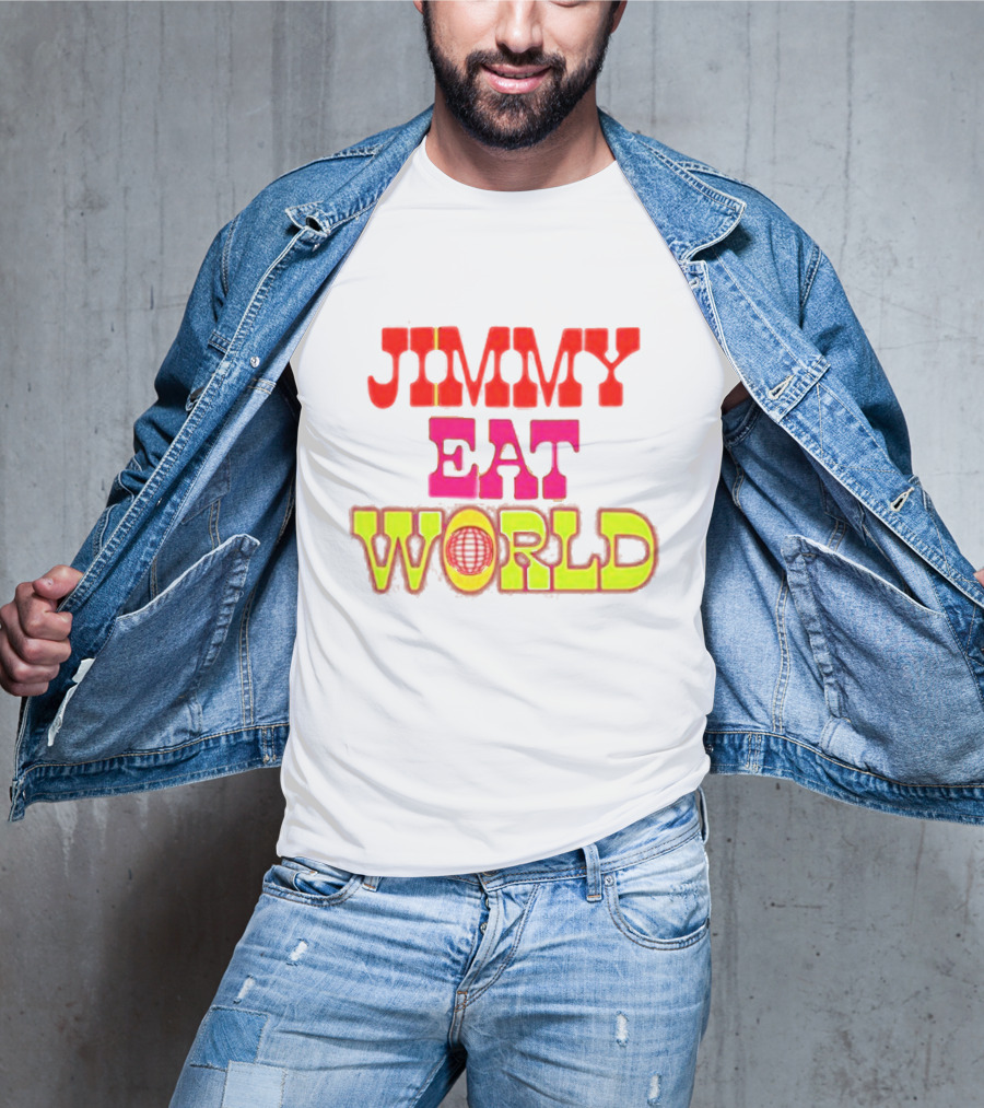 Jimmy Eat World Retro Bubble Lettering T-Shirt