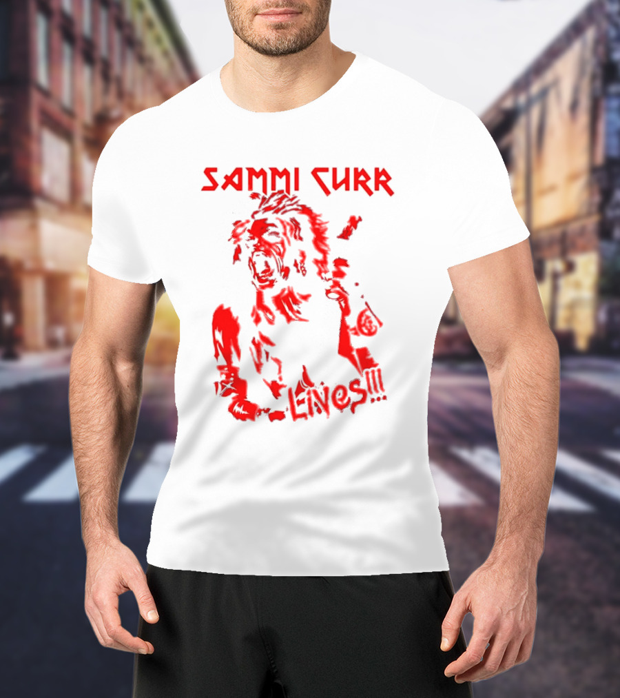 Sammi Curr Lives Heavy Metal Horror T-Shirt