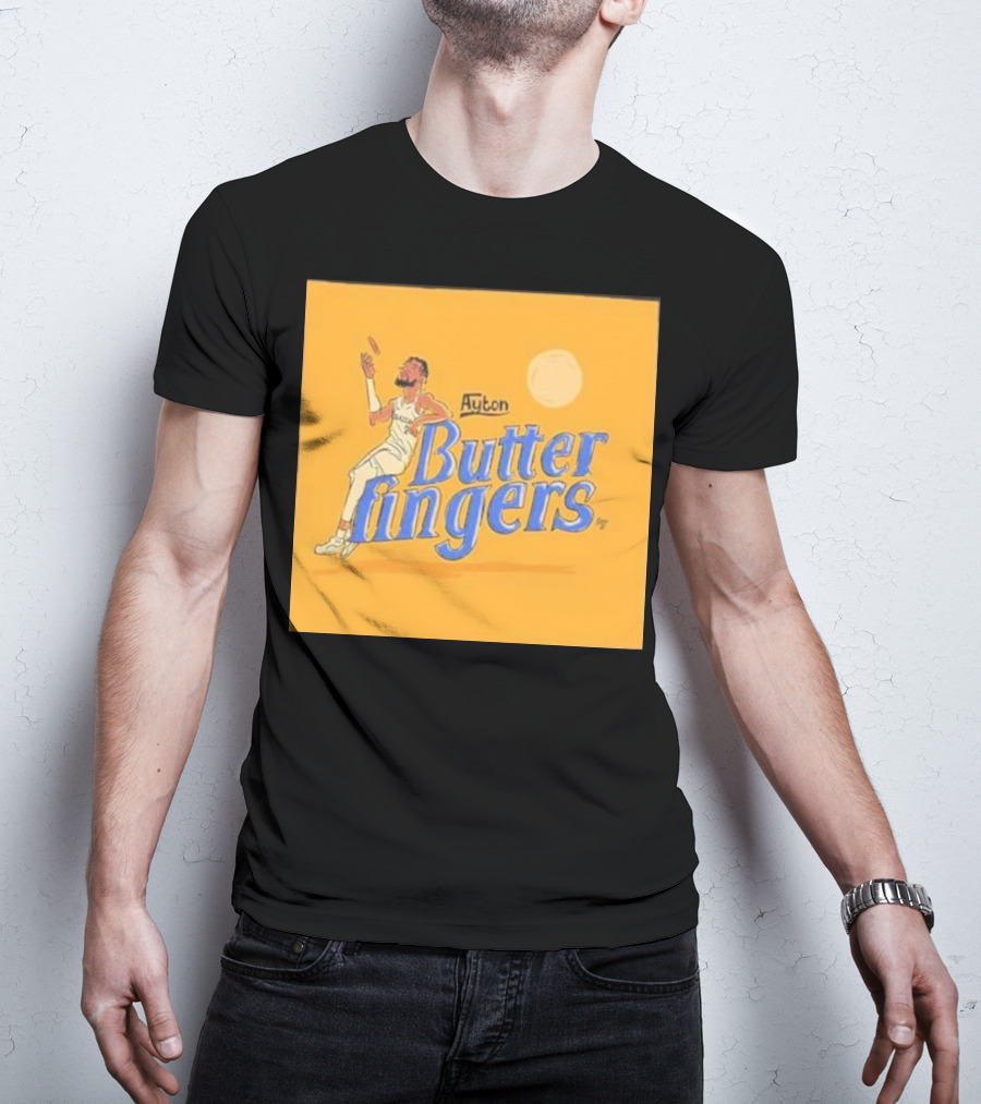 Phoenix Suns Ayton Butter Fingers Basketball Suns Ball T-Shirt