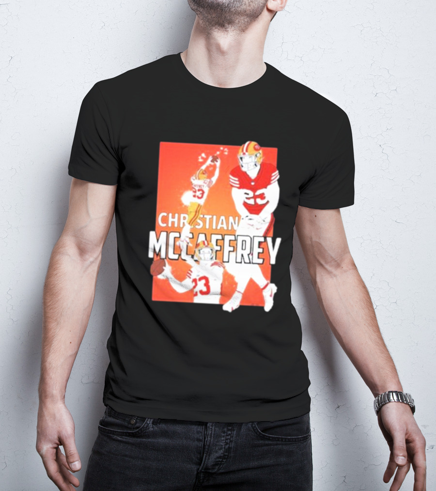 Christian McCaffrey 23 Football Highlights T-Shirt