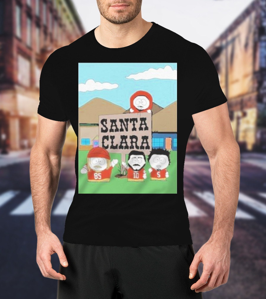 Santa Clara Day 147 South Park Football T-Shirt
