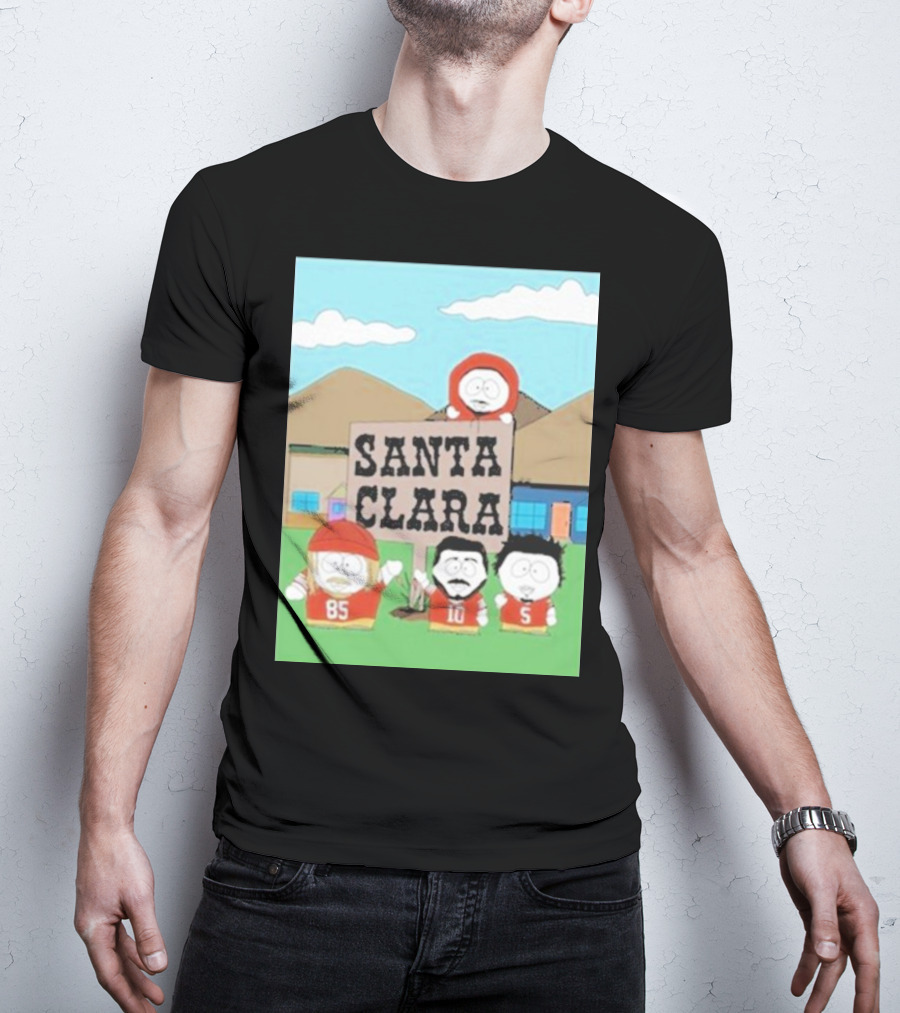 Santa Clara Day 147 South Park Football T-Shirt