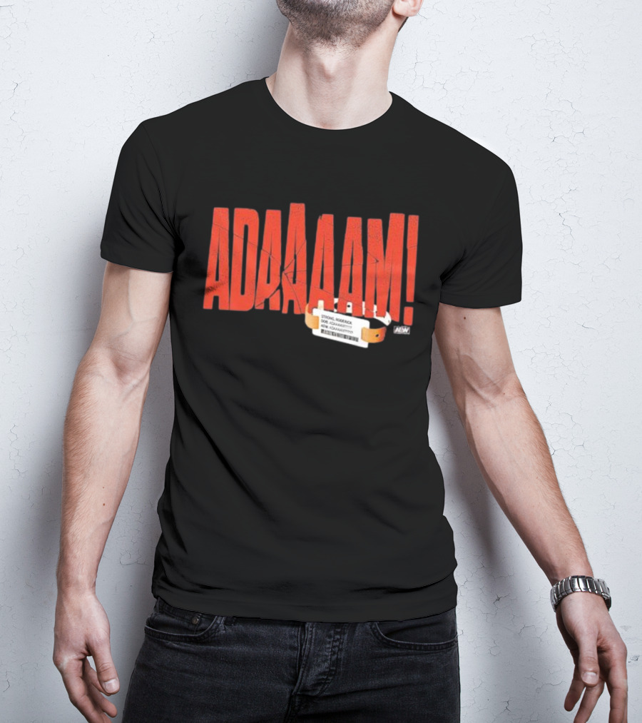 ADAAAAM Roderick Strong AEW Wristband T-Shirt