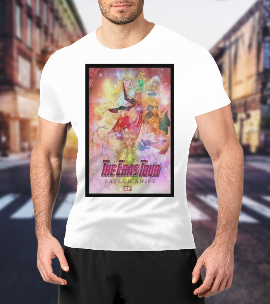 The Eras Tour Taylor Swift Alef Anime Aesthetic T-Shirt