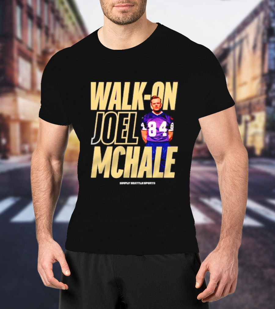 Simply Seattle Sports Joel McHale Walk-On 84 Jersey T-Shirt