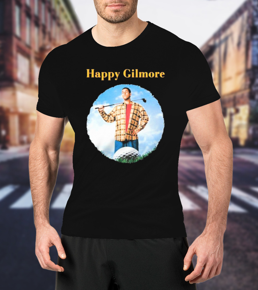 Happy Gilmore Golf Classic Plaid Shirt Pose T-Shirt