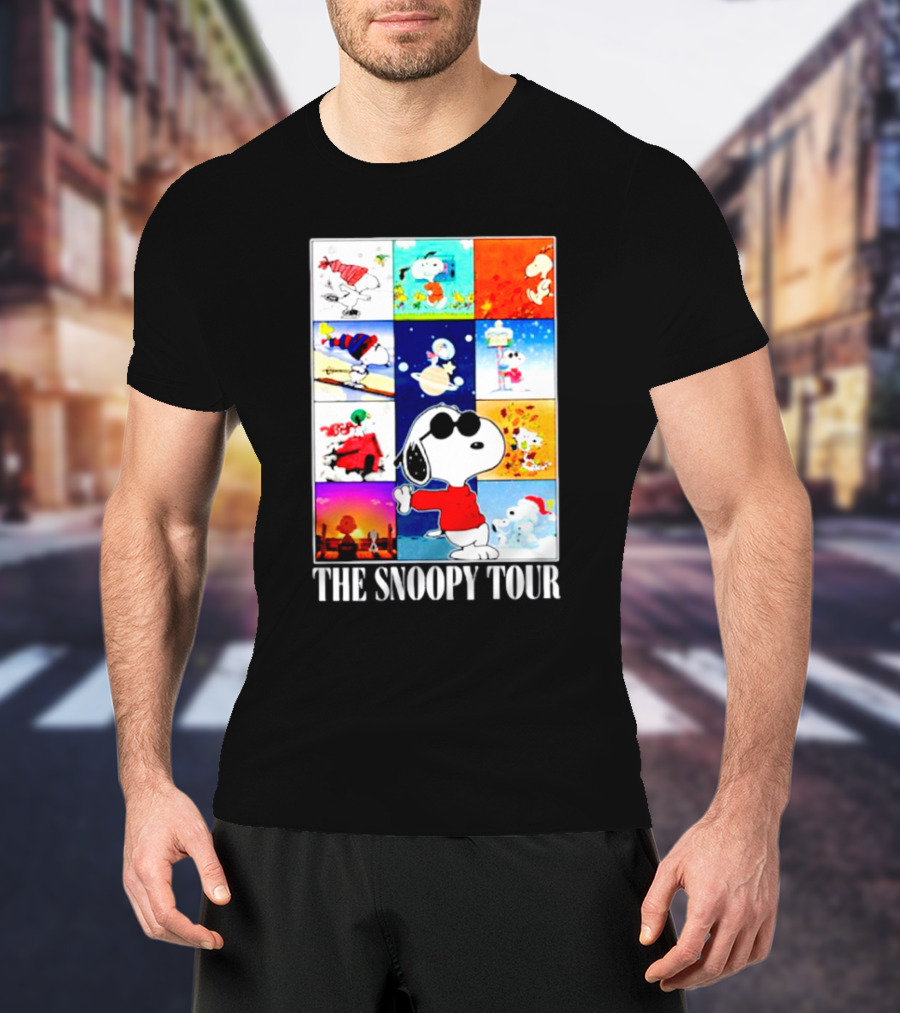 Peanuts Snoopy Autumn Seasons Tour T-Shirt