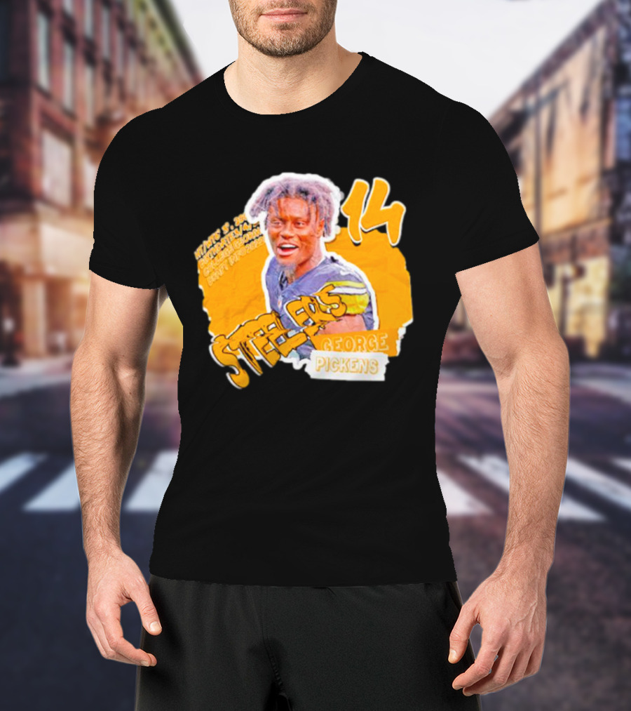 George Pickens Steelers 14 Football Player T-Shirt
