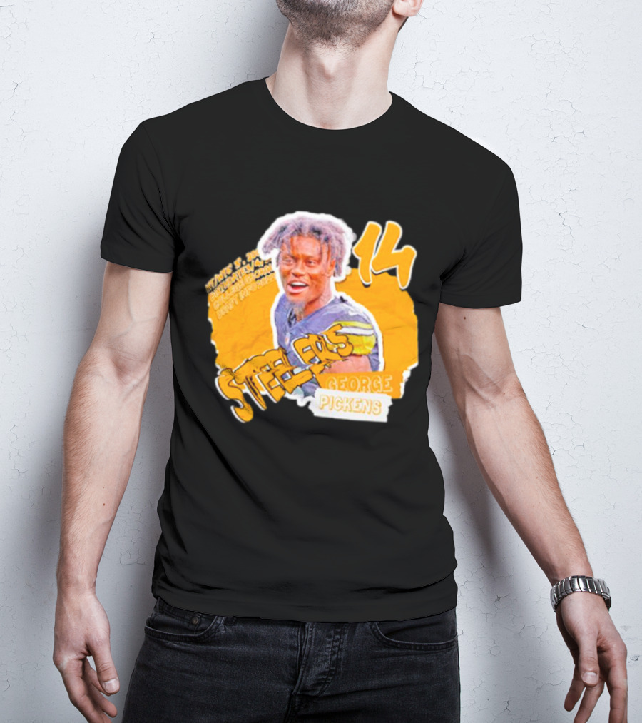 George Pickens Steelers 14 Football Player T-Shirt