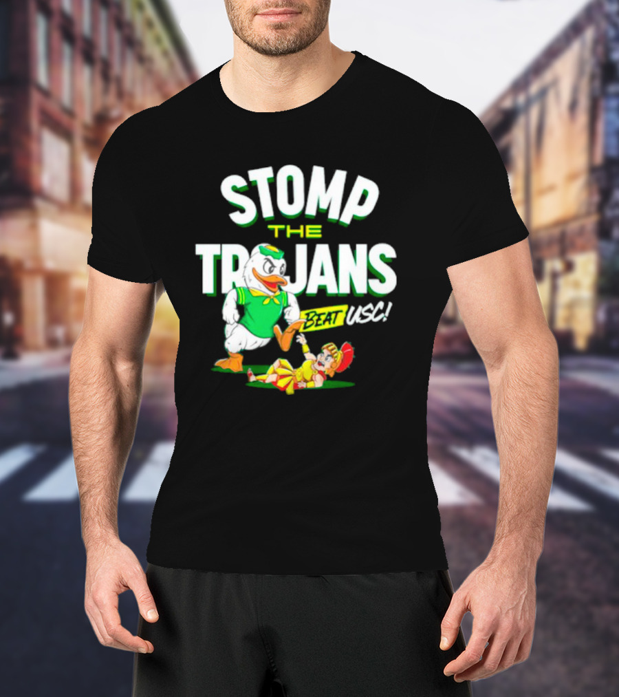 Oregon Ducks Stomp The Trojans Beat USC Victory T-Shirt