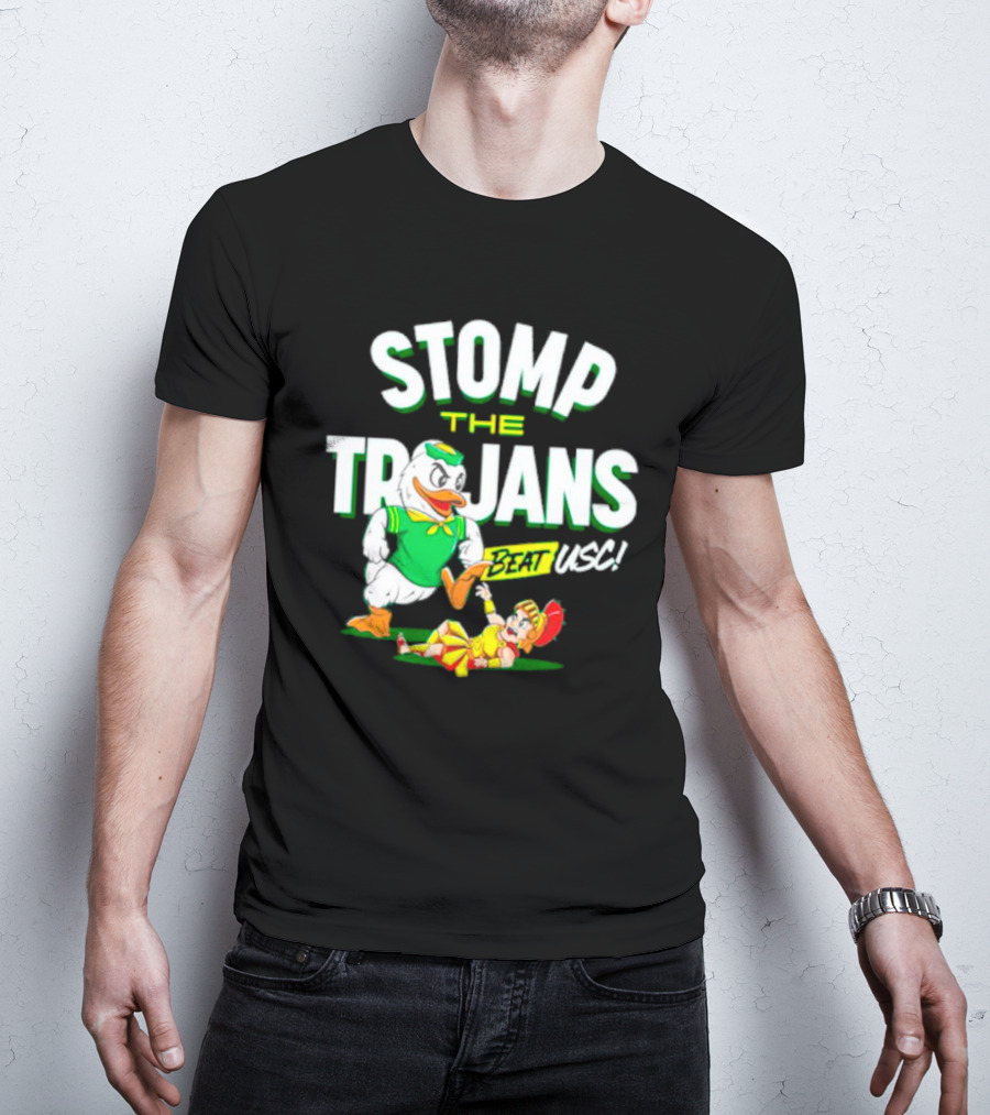 Oregon Ducks Stomp The Trojans Beat USC Victory T-Shirt