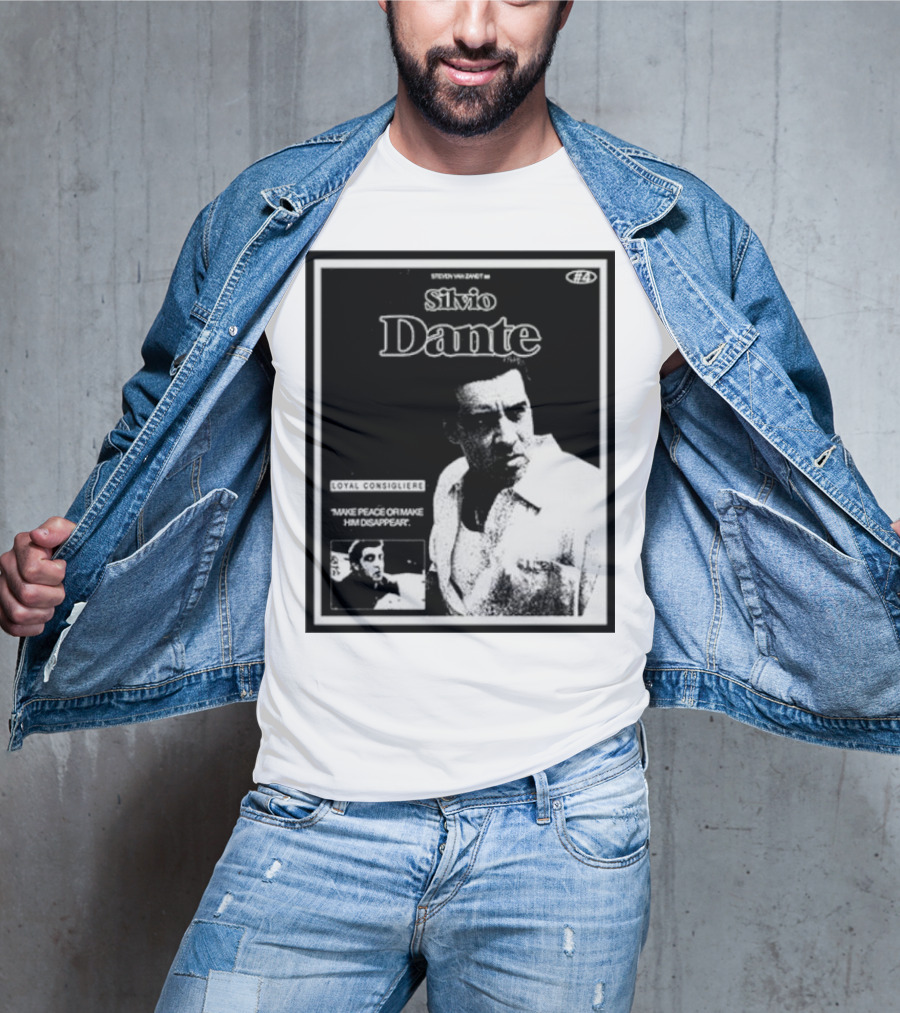 Silvio Dante Loyal Consigliere Make Peace Or Make Him Disappear T-Shirt