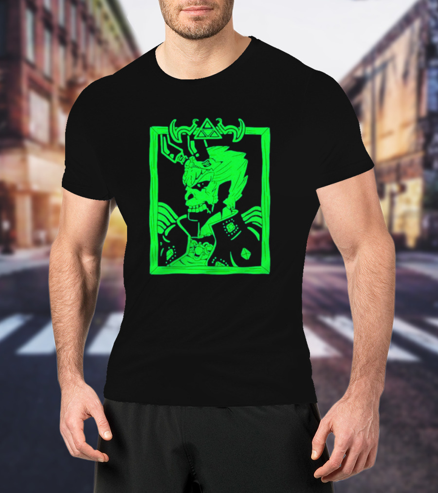 Glow In The Dark Ganondorf Triforce Frame T-Shirt