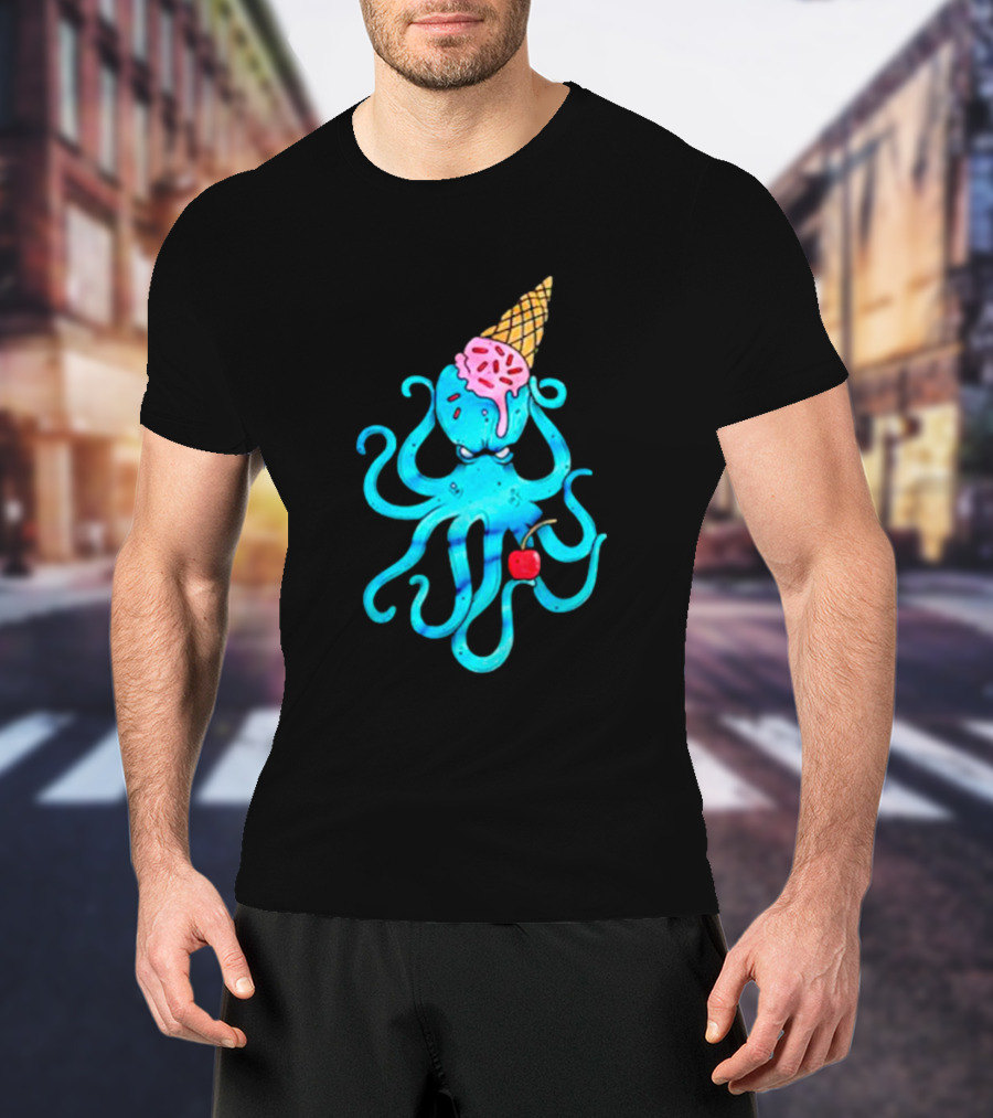 Mark Hoppus HMNIM Ice Cream Cone Octopus T-Shirt