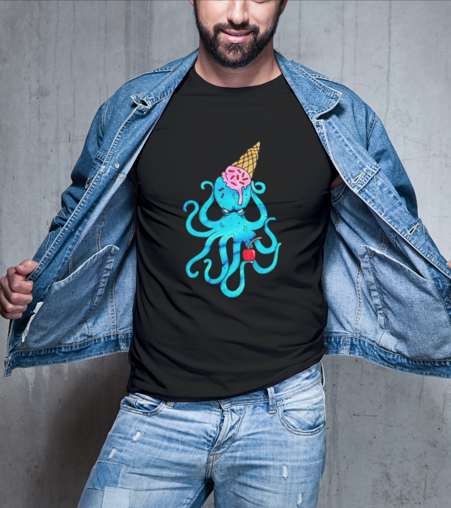 Mark Hoppus HMNIM Ice Cream Cone Octopus T-Shirt