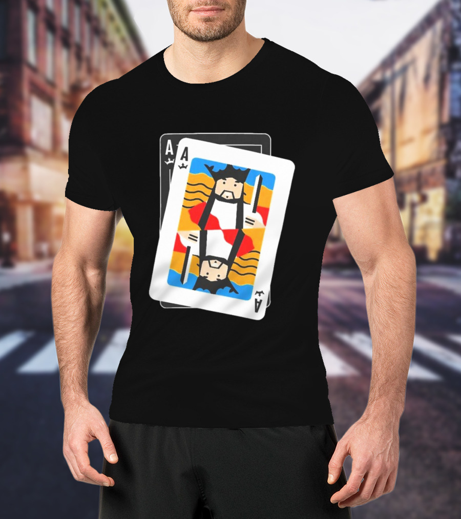 Steve Aoki DraftKings Playing Card Kings With Ace T-Shirt