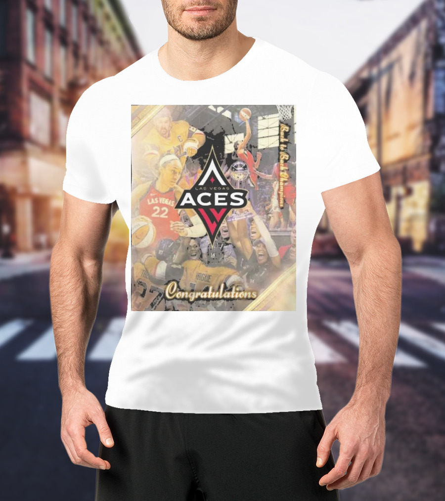 Las Vegas Aces Congratulations Raise The Stakes Basketball T-Shirt