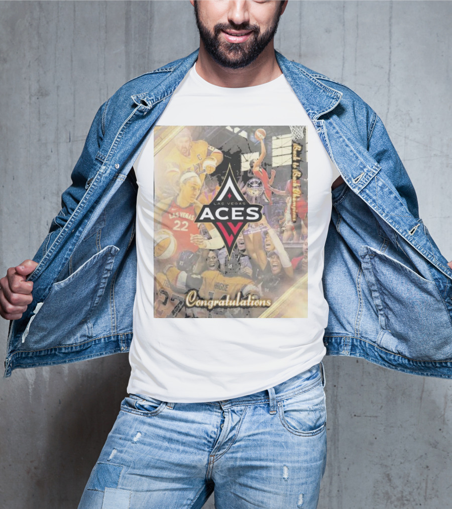Las Vegas Aces Congratulations Raise The Stakes Basketball T-Shirt