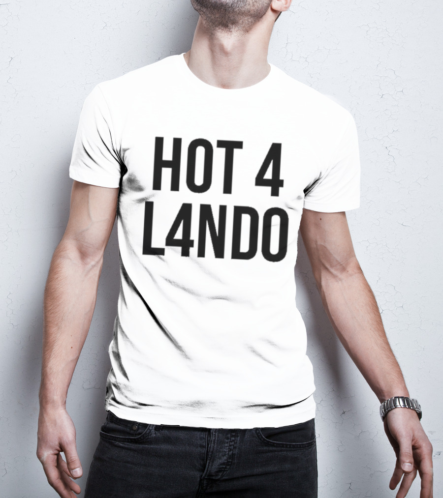 LN4 Hot Number 4 Norris Lando T-Shirt