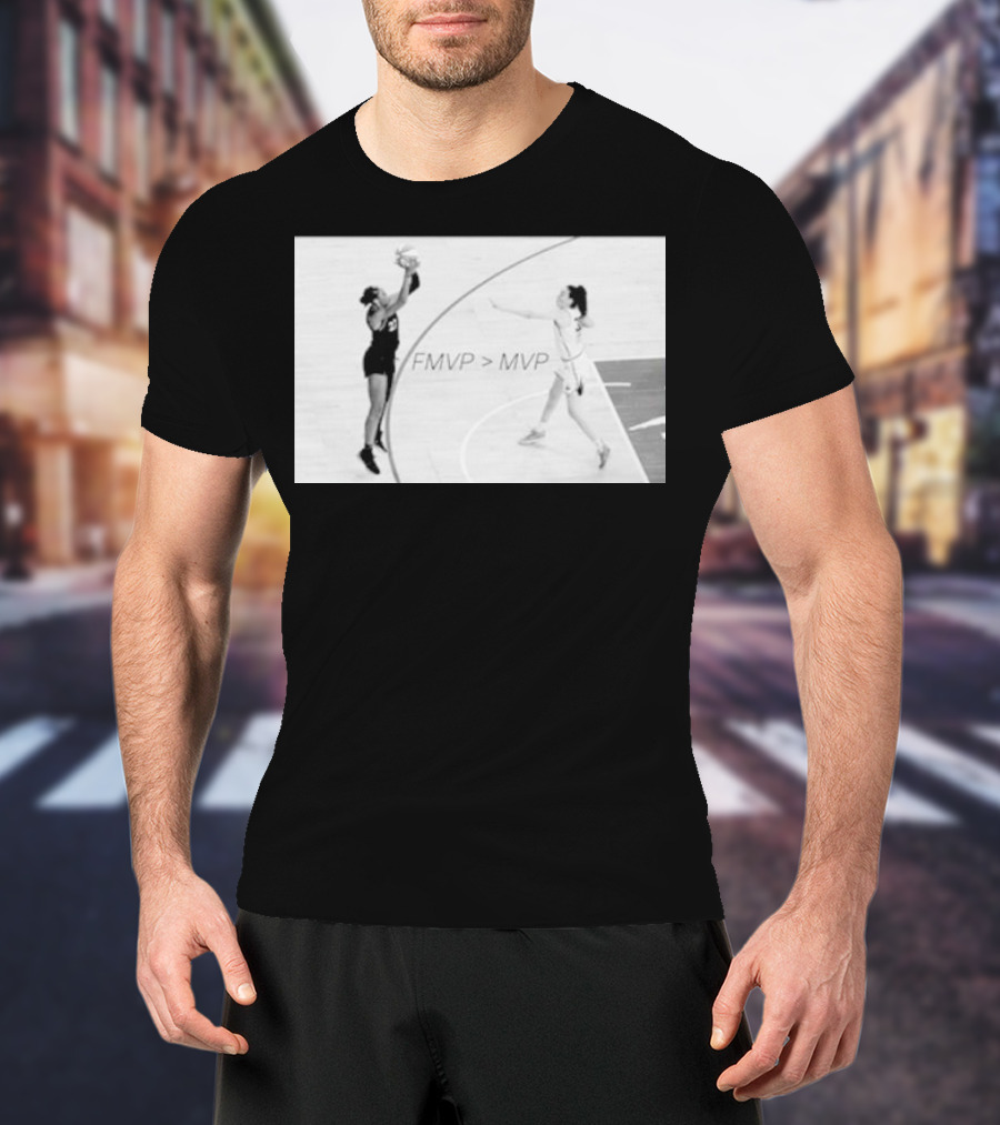 A’ja Wilson FMVP > MVP Basketball T-Shirt
