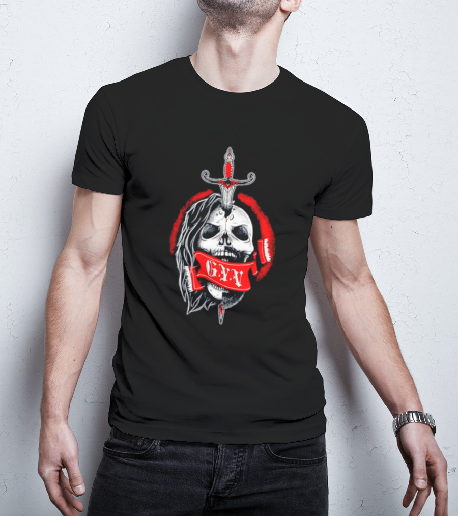 GYV Skull Sword Emblem 202 T-Shirt