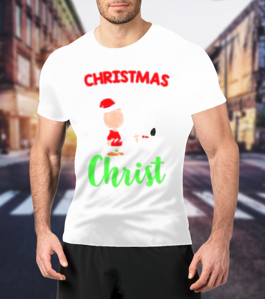 Charlie Brown Snoopy Christmas Christ T-Shirt