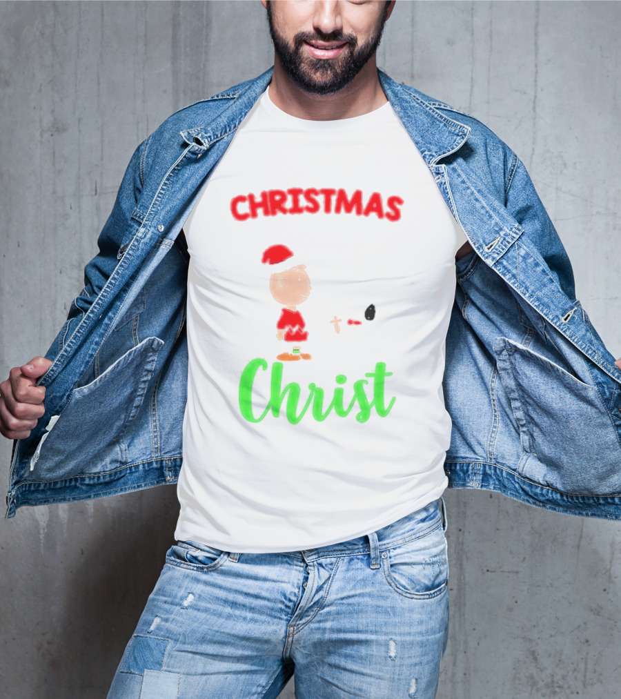 Charlie Brown Snoopy Christmas Christ T-Shirt