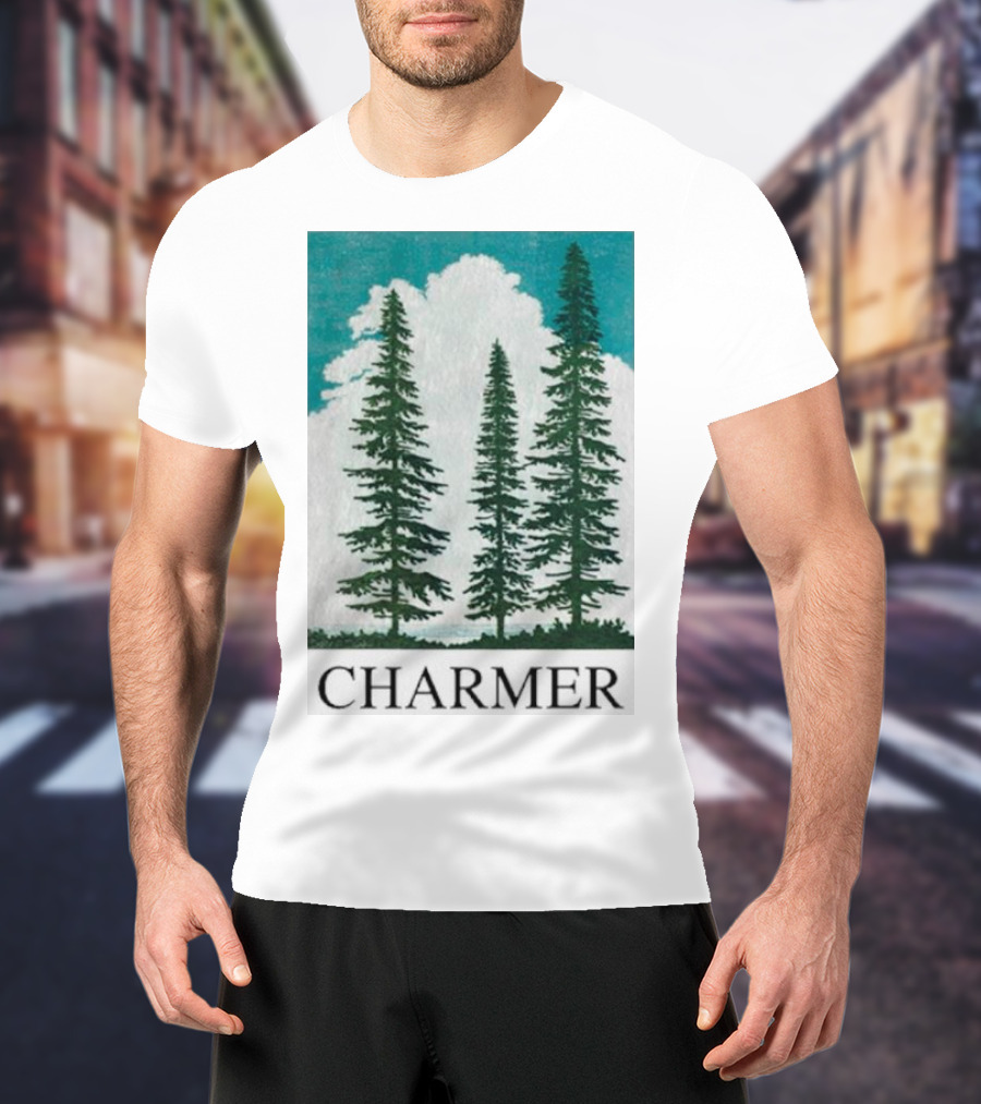 Charmer Pine Trees Forest Scene T-Shirt