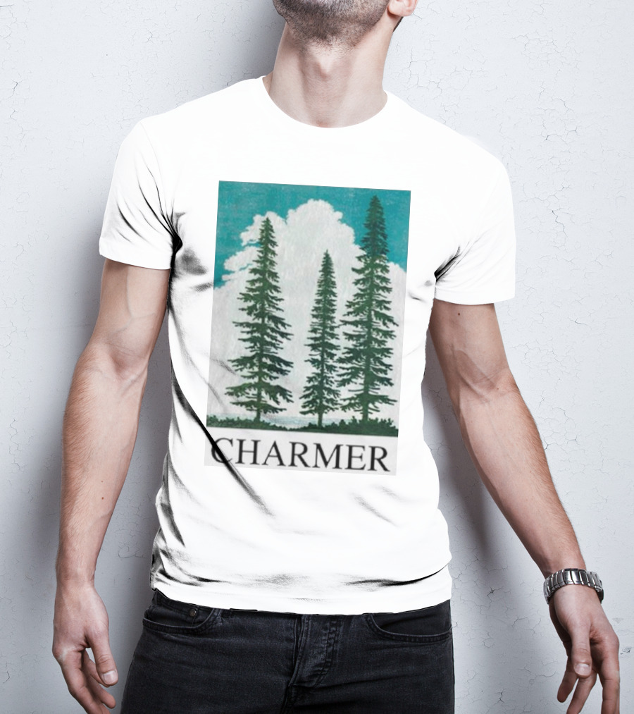 Charmer Pine Trees Forest Scene T-Shirt