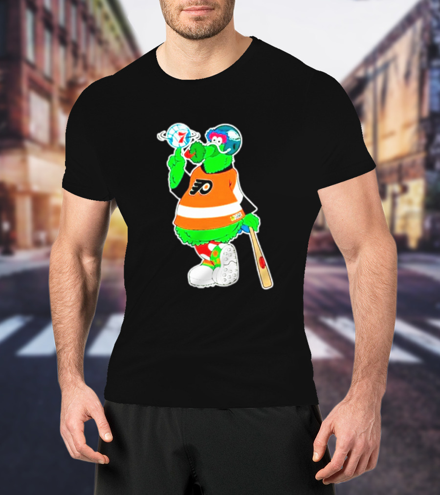 Philly Phanatic Philadelphia Flyers NHL Fan Art Sports T-Shirt