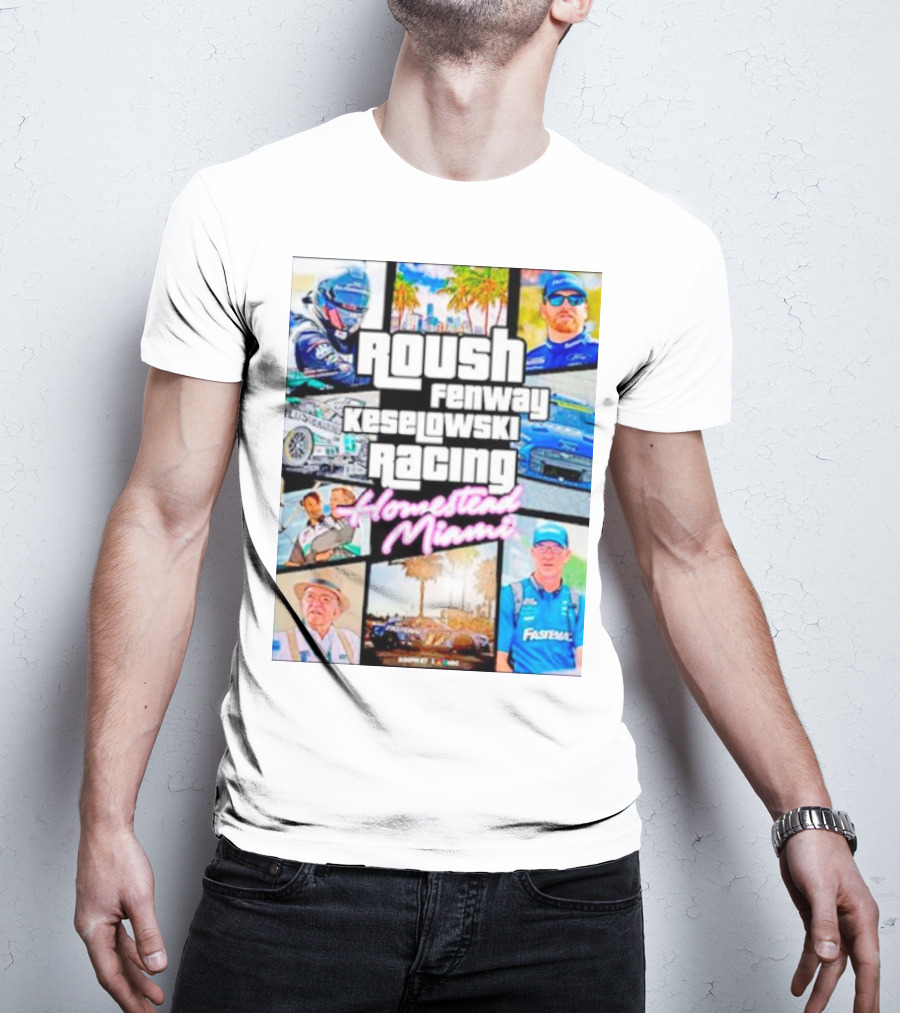 Roush Fenway Keselowski Racing Homestead Miami Fastenal T-Shirt