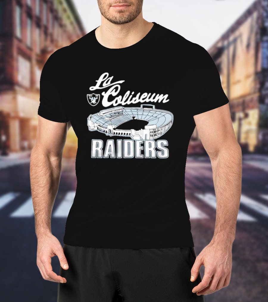 Los Angeles Memorial Coliseum Raiders Stadium T-Shirt