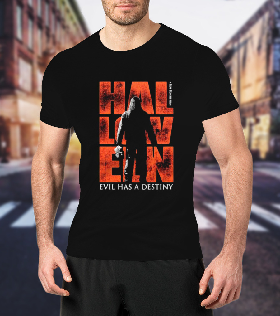 Rob Zombie Halloween Evil Has A Destiny Iconic Horror T-Shirt