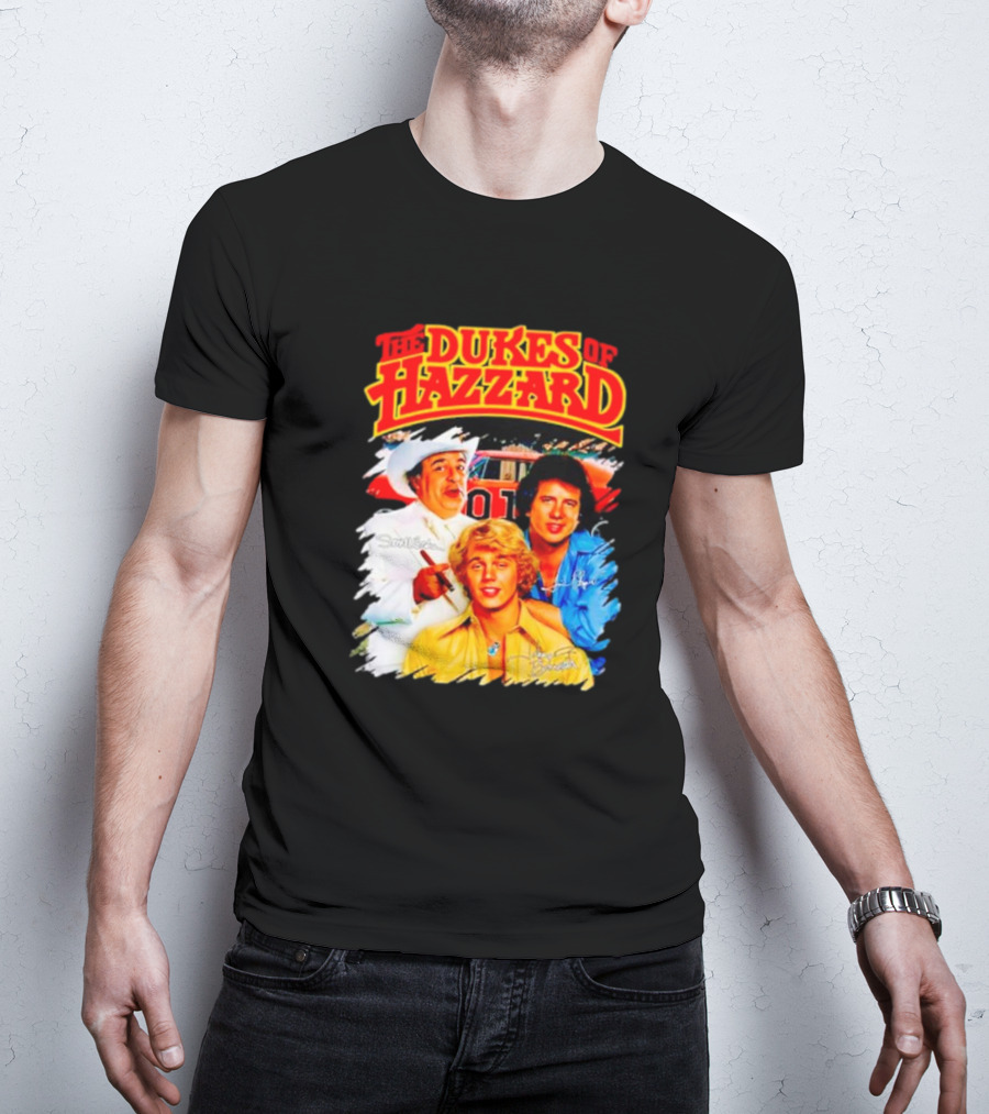 The Dukes Of Hazzard 01 Cast Signature T-Shirt
