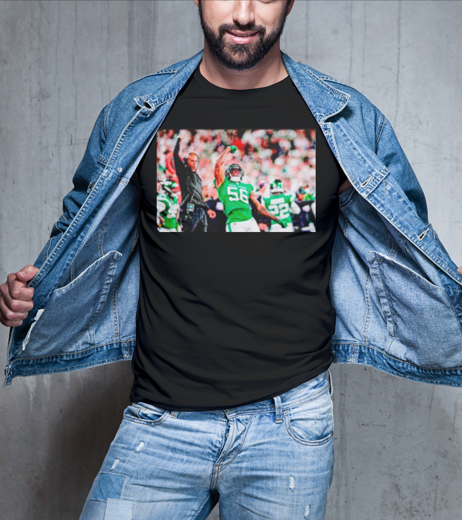 Quincy Williams And Rob Saleh New York Jets Victory T-Shirt