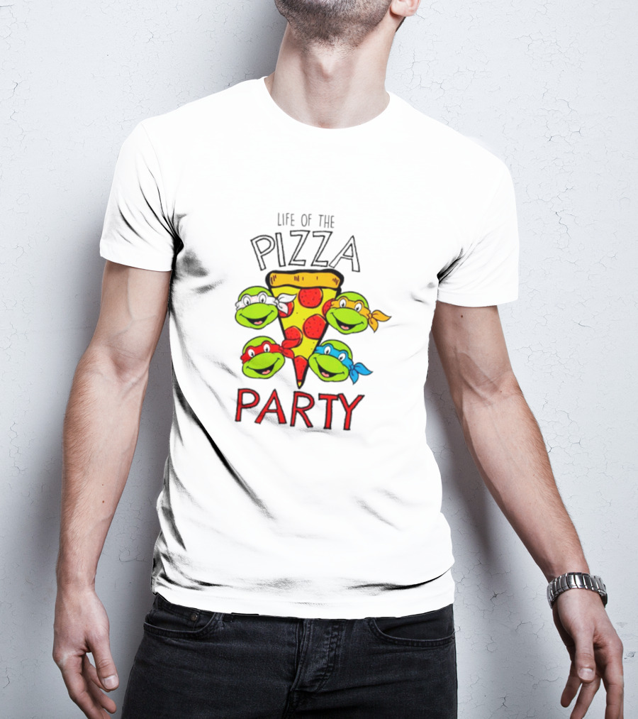 Life Of The Pizza Party Teenage Mutant Ninja Turtles Boys T-Shirt