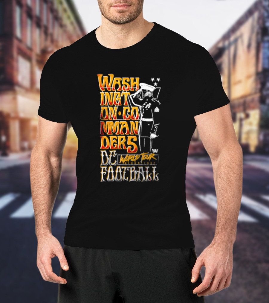 Washington Commanders DC World Tour Football Since 1932 T-Shirt