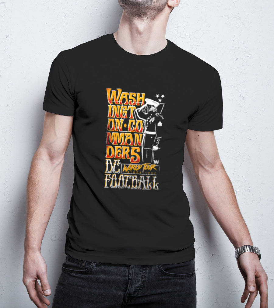 Washington Commanders DC World Tour Football Since 1932 T-Shirt