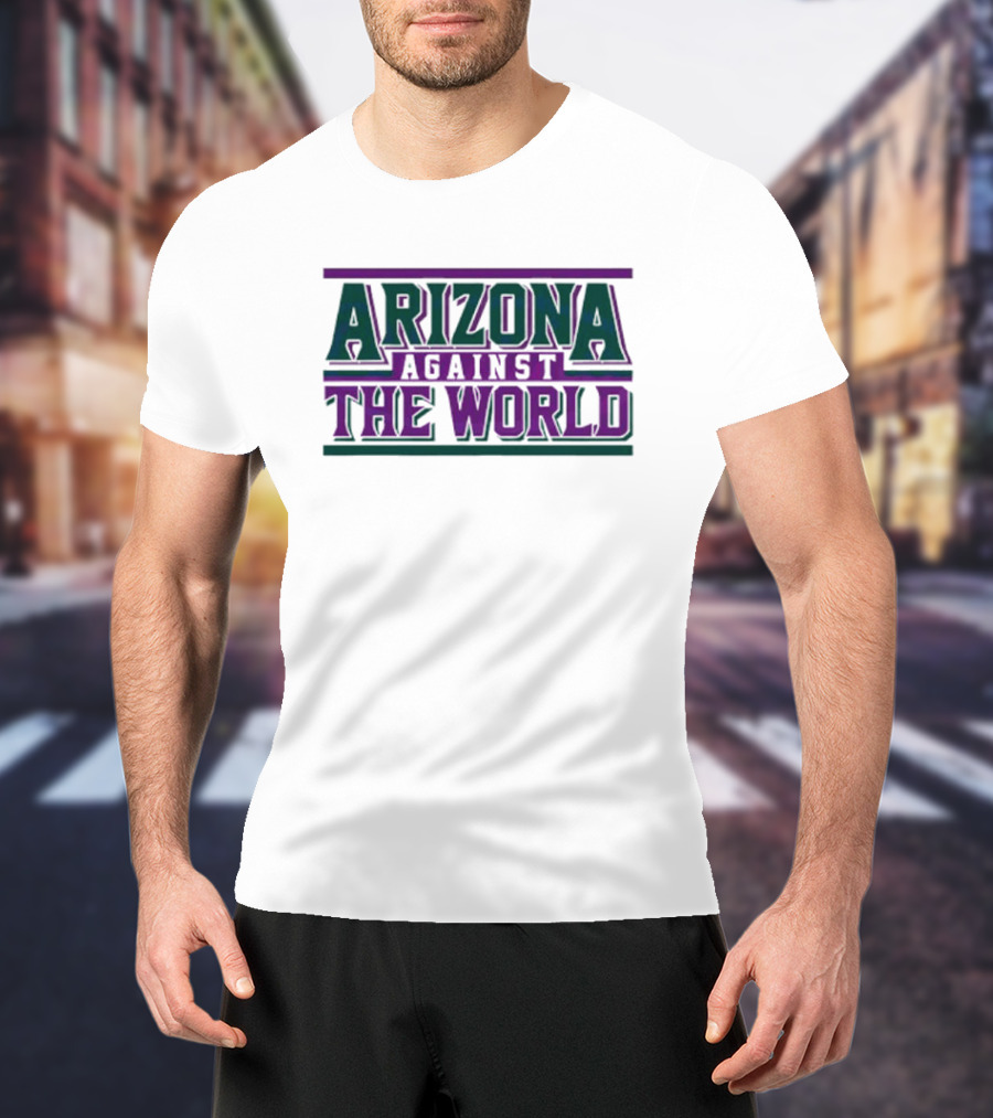 Arizona Against The World Vintage Style Retro T-Shirt