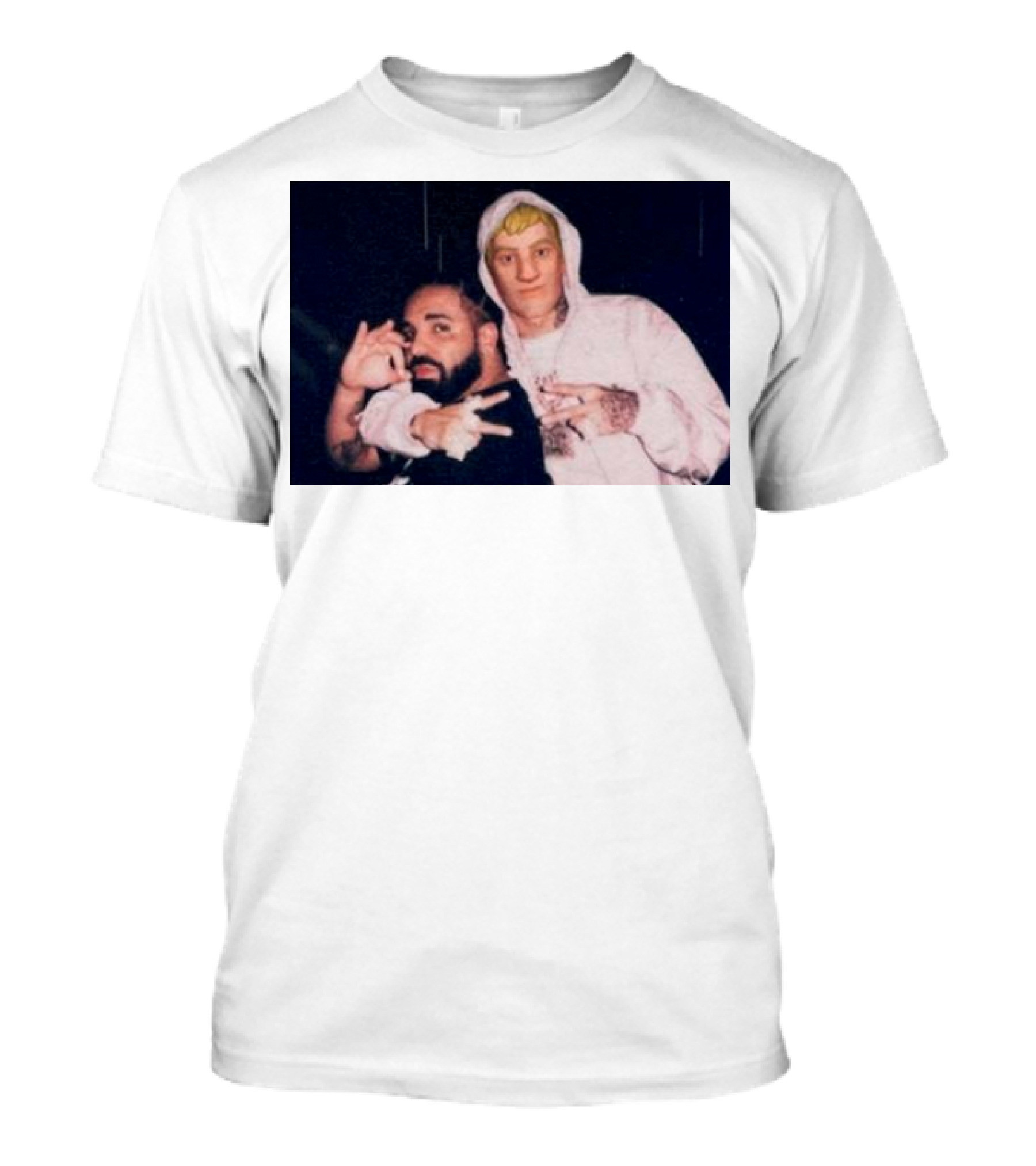 Drake X Jonesy Friends Collaboration Image With Rapper And Fortnite Character T-Shirt