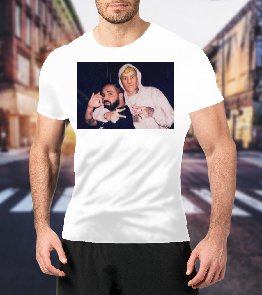 Drake X Jonesy Friends Collaboration Image With Rapper And Fortnite Character T-Shirt
