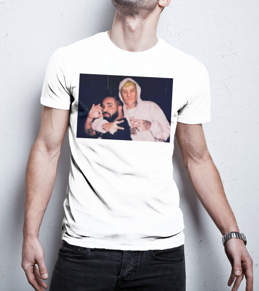Drake X Jonesy Friends Collaboration Image With Rapper And Fortnite Character T-Shirt