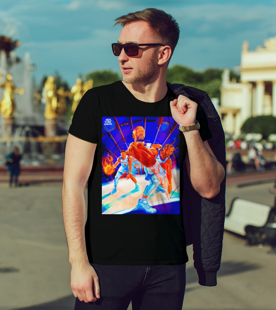 New York Forever Basketball Fireball Legends Stadium Action T-Shirt