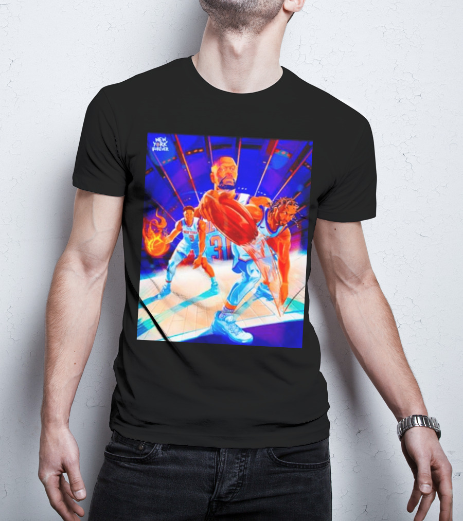 New York Forever Basketball Fireball Legends Stadium Action T-Shirt