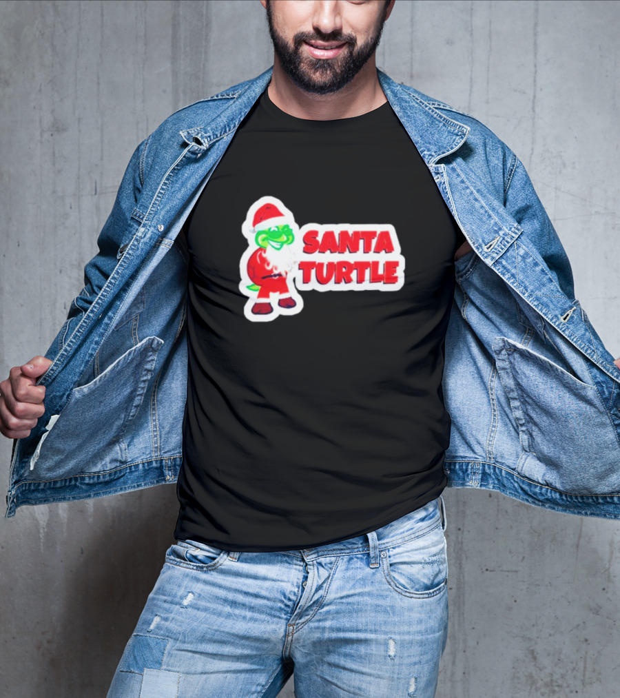 Santa Turtle Christmas Cheer T-Shirt