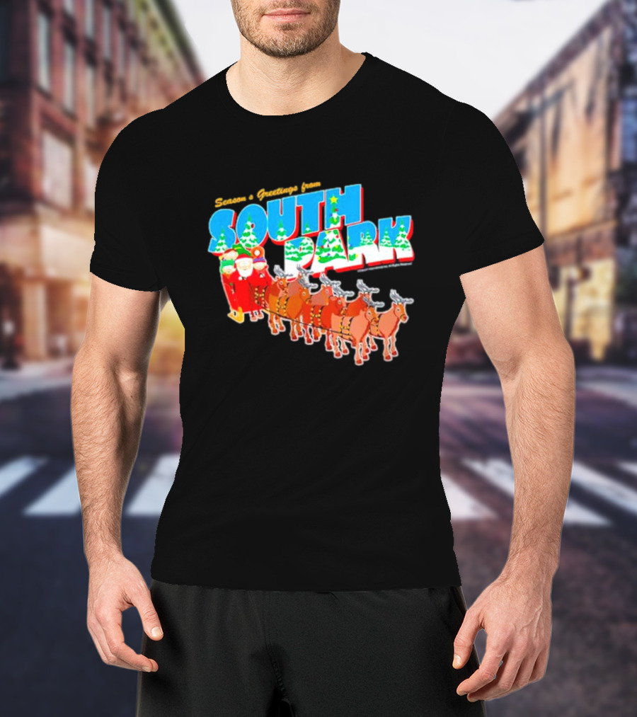 Season's Greetings From South Park Christmas Reindeer T-Shirt