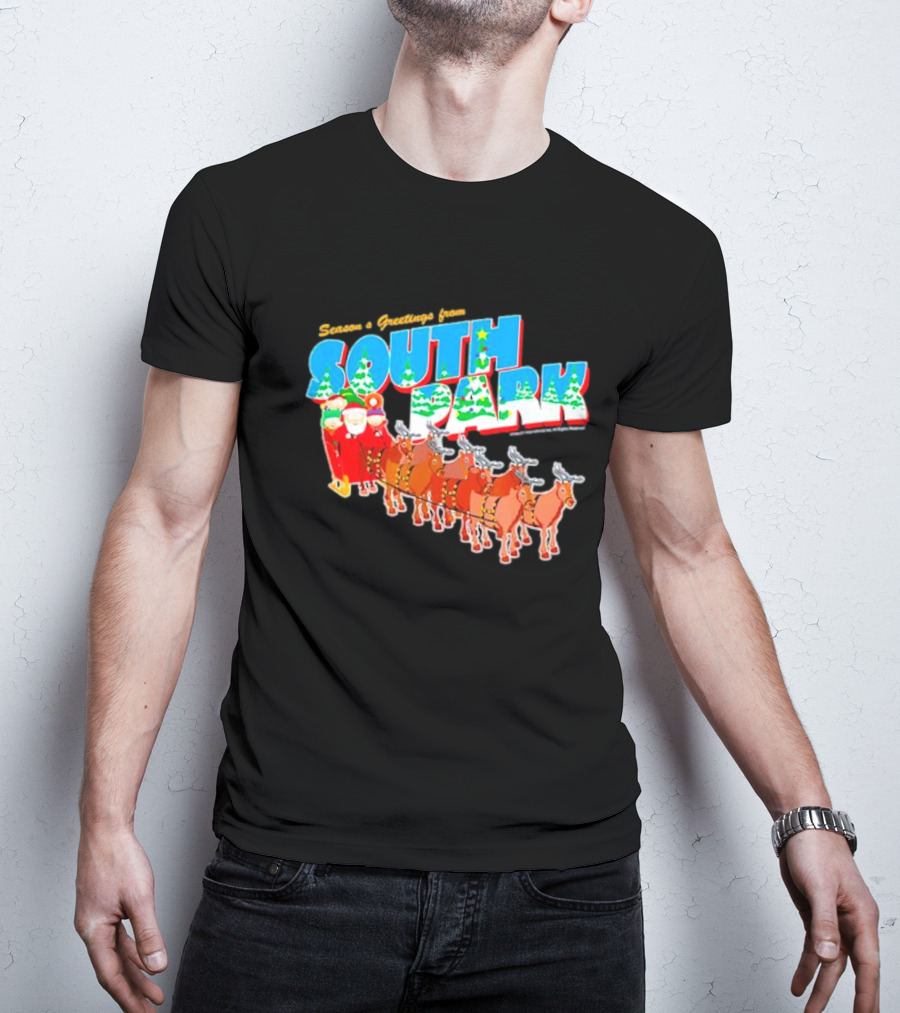 Season's Greetings From South Park Christmas Reindeer T-Shirt