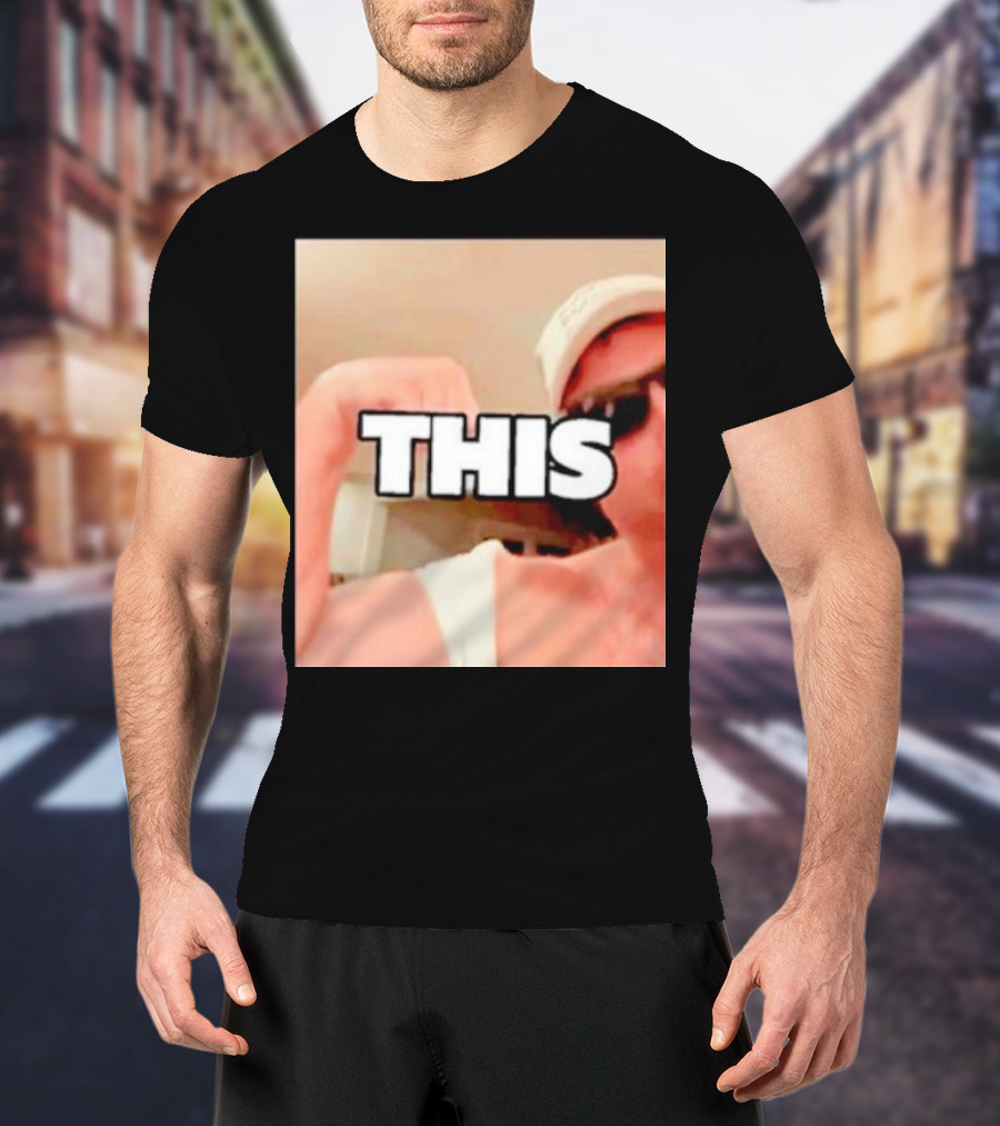 Dave Portnoy This Elio Imbornone Sunglasses Flexing T-Shirt